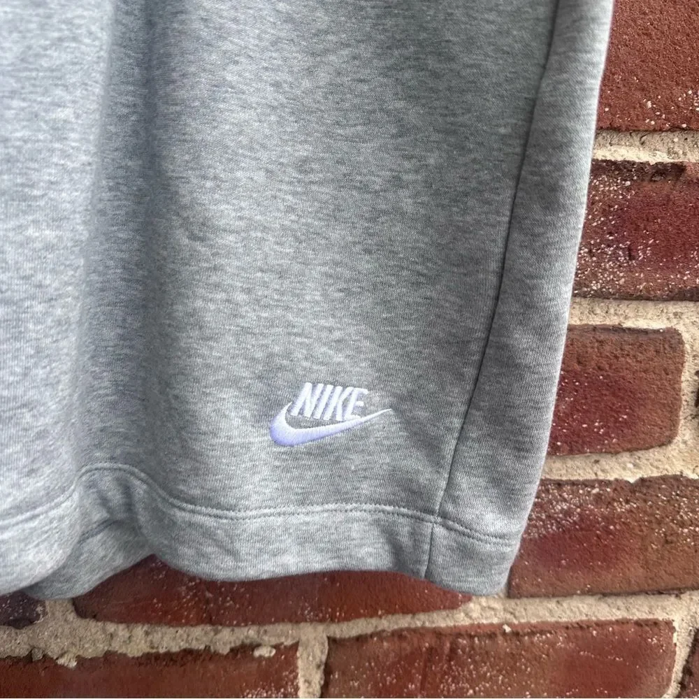 Nike Club Fleece Mid-Rise Shorts Gray Pull On Sweat Women’s 0X NEW